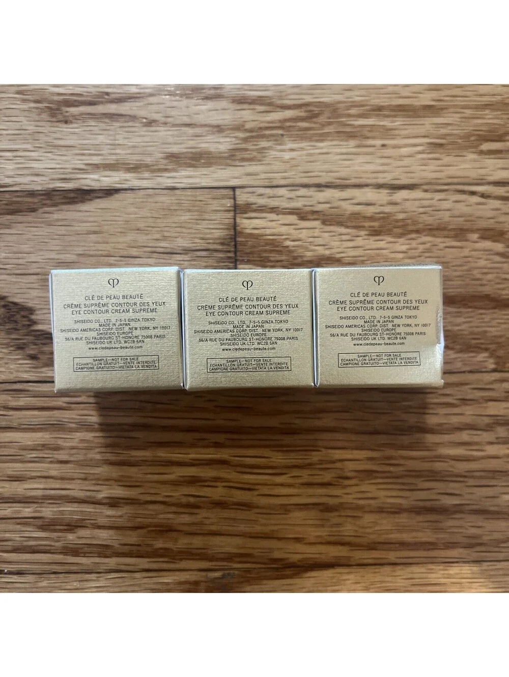 Lot Of 3 cle de peau eye contour cream supreme 2ml/.06 oz